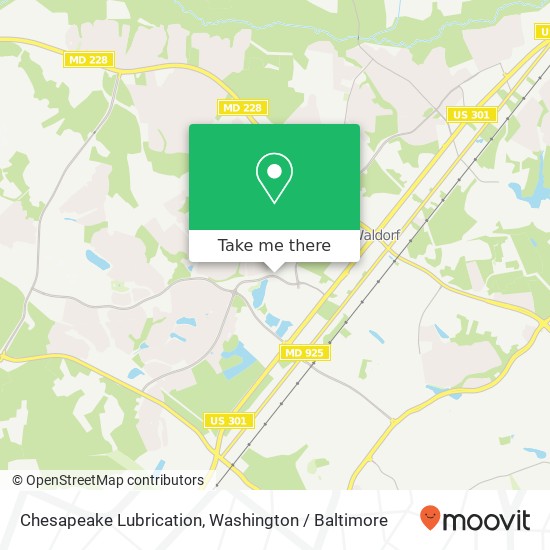 Chesapeake Lubrication map