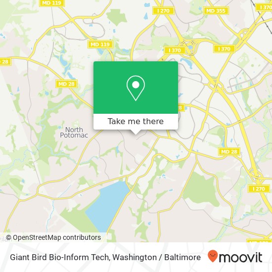 Mapa de Giant Bird Bio-Inform Tech