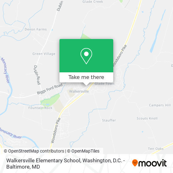 Walkersville Elementary School map