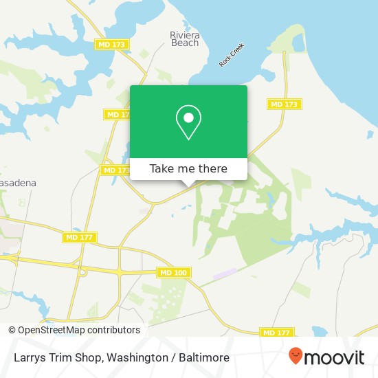 Mapa de Larrys Trim Shop