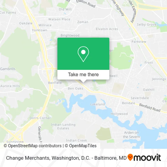 Change Merchants map
