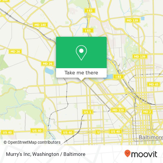 Murry's Inc map