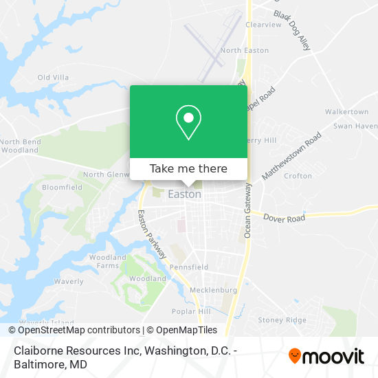 Claiborne Resources Inc map