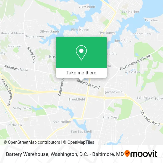 Battery Warehouse map