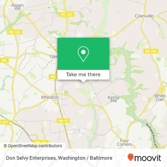 Don Selvy Enterprises map