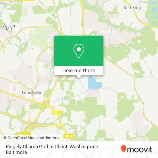 Mapa de Ridgely Church God In Christ