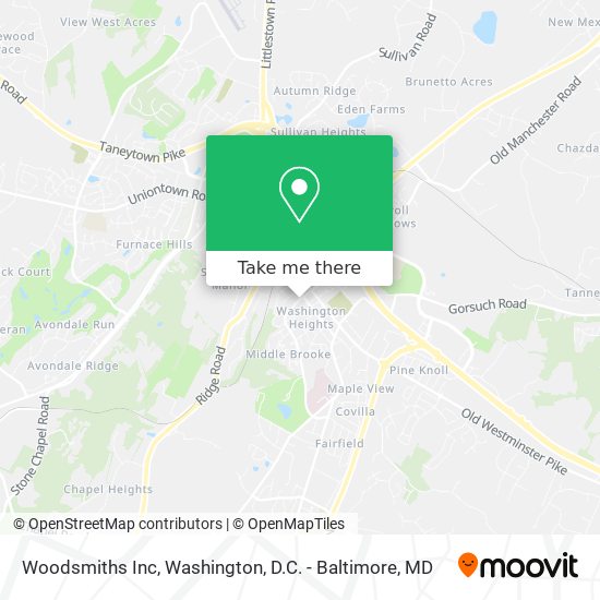 Mapa de Woodsmiths Inc