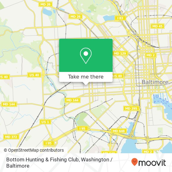 Bottom Hunting & Fishing Club map