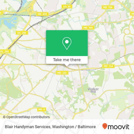 Blair Handyman Services map