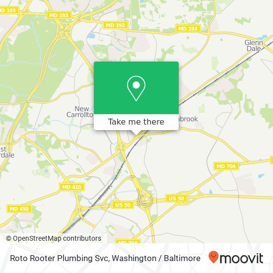 Mapa de Roto Rooter Plumbing Svc