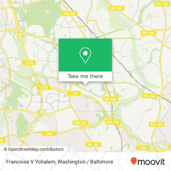 Mapa de Francoise V Yohalem