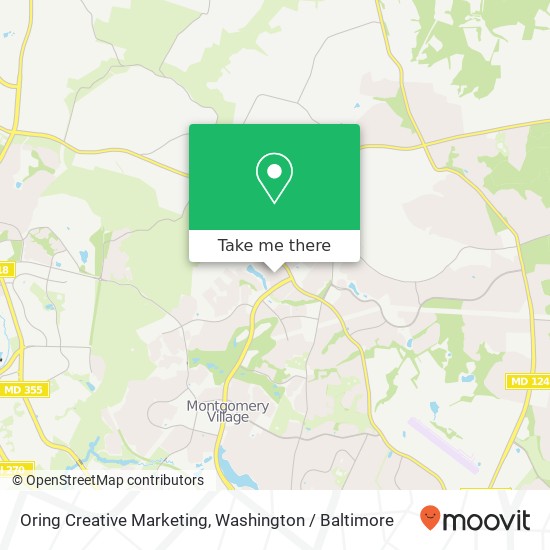 Oring Creative Marketing map