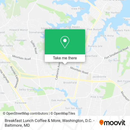 Breakfast Lunch Coffee & More map