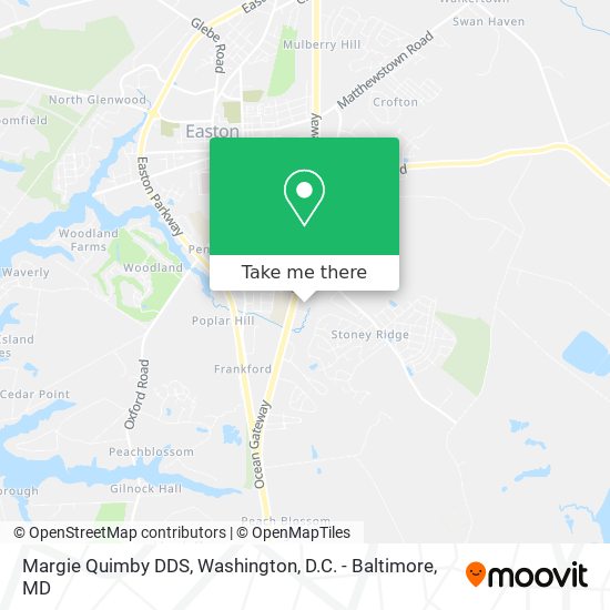 Margie Quimby DDS map