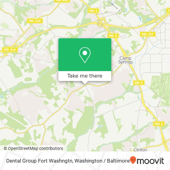 Dental Group Fort Washngtn map