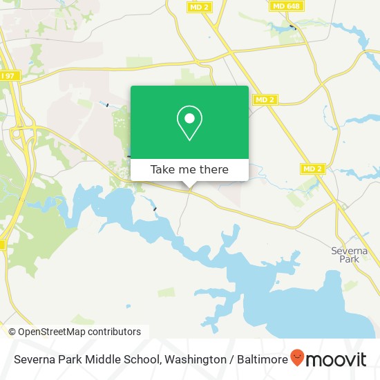 Severna Park Middle School map