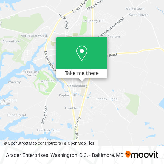 Arader Enterprises map