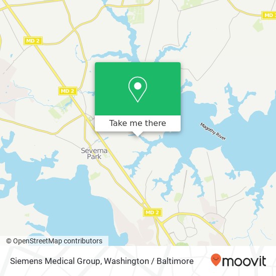Mapa de Siemens Medical Group