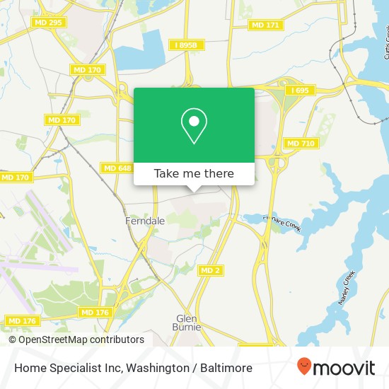 Mapa de Home Specialist Inc