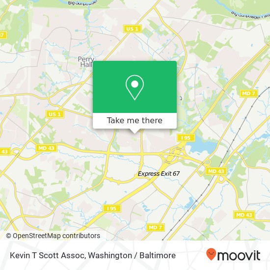 Kevin T Scott Assoc map