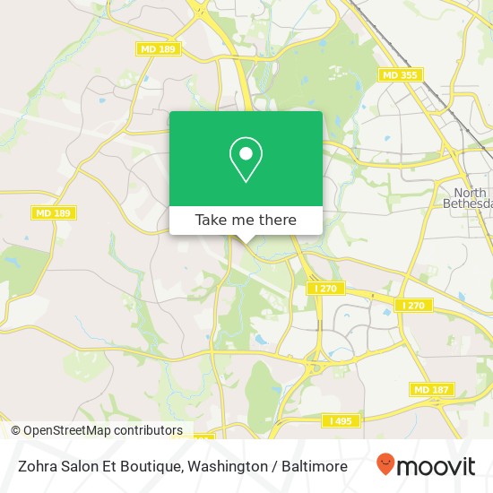Mapa de Zohra Salon Et Boutique