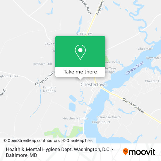 Health & Mental Hygiene Dept map