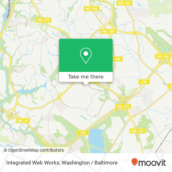 Integrated Web Works map