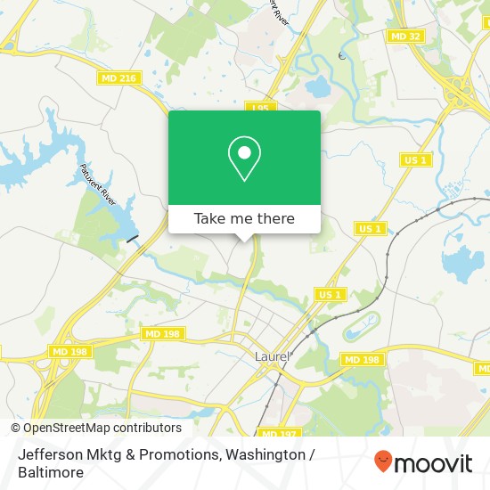 Mapa de Jefferson Mktg & Promotions