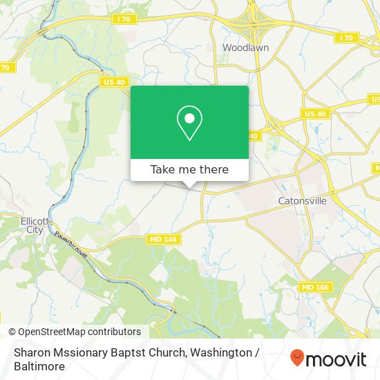 Sharon Mssionary Baptst Church map