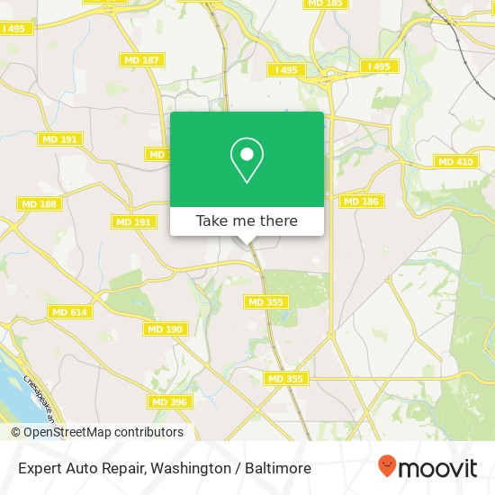 Mapa de Expert Auto Repair