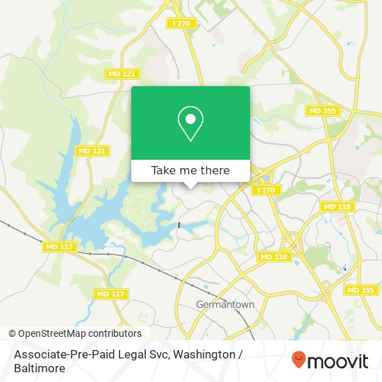 Mapa de Associate-Pre-Paid Legal Svc