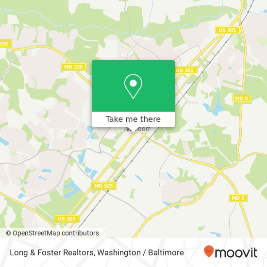 Mapa de Long & Foster Realtors