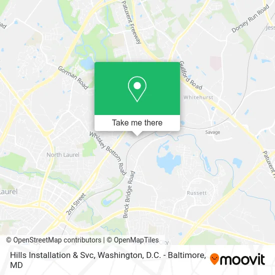 Hills Installation & Svc map