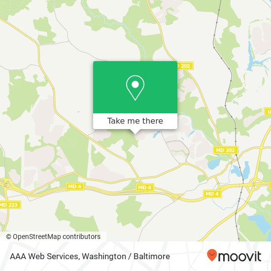 Mapa de AAA Web Services
