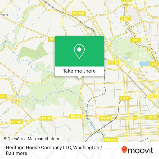 Heritage House Company LLC map