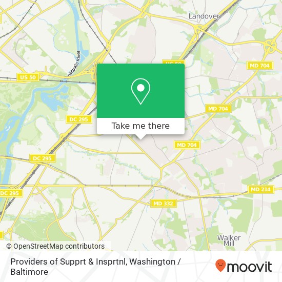 Providers of Supprt & Insprtnl map
