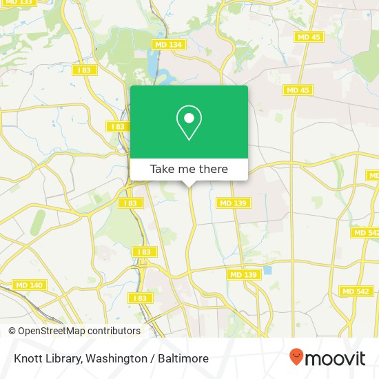 Knott Library map