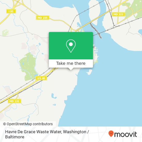 Havre De Grace Waste Water map