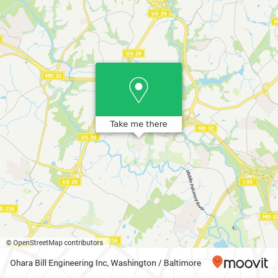 Ohara Bill Engineering Inc map