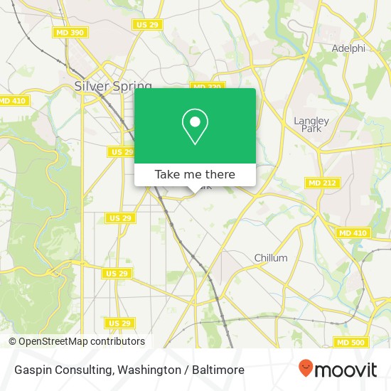 Gaspin Consulting map