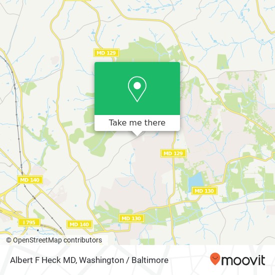 Albert F Heck MD map