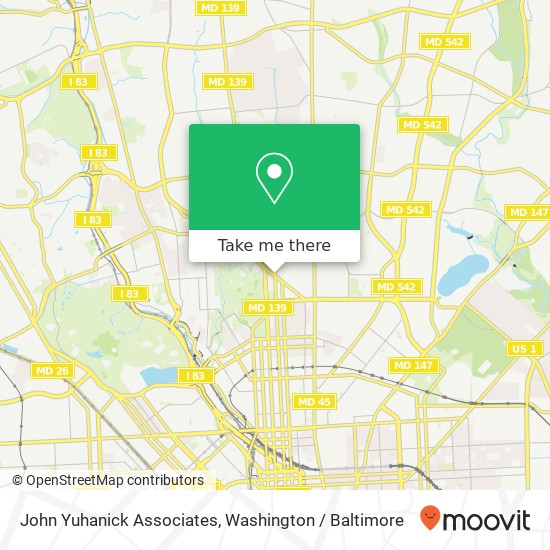 John Yuhanick Associates map