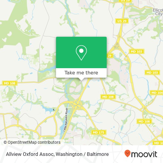 Allview Oxford Assoc map