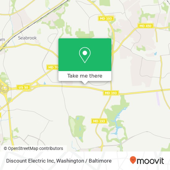 Discount Electric Inc map