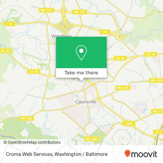 Croma Web Services map