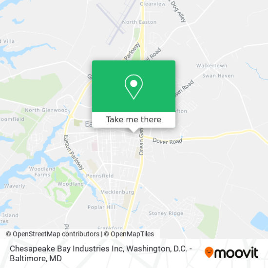 Chesapeake Bay Industries Inc map