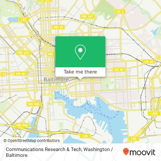 Mapa de Communications Research & Tech