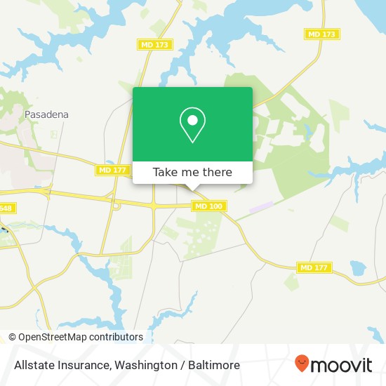 Allstate Insurance map