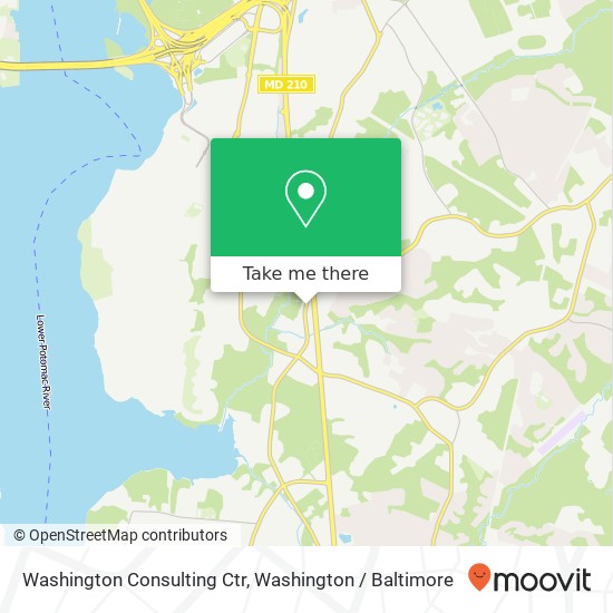 Mapa de Washington Consulting Ctr