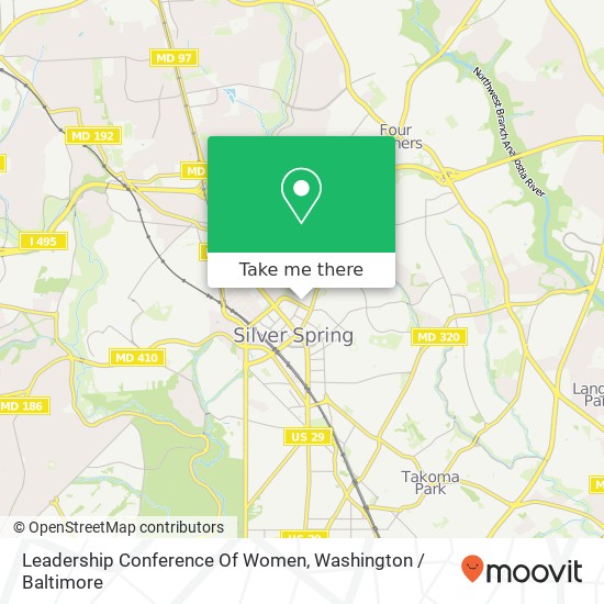 Leadership Conference Of Women map